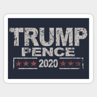 Distressed Donald Trump Mike Pence 2020 Magnet